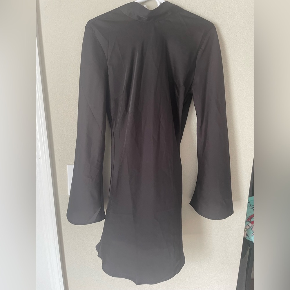 Forever 21 Black Long Sleeve Dress